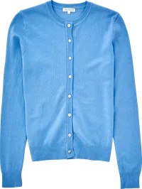 JP BASIC CARDIGAN AUDREY CLEAR SKY M – produktbillede