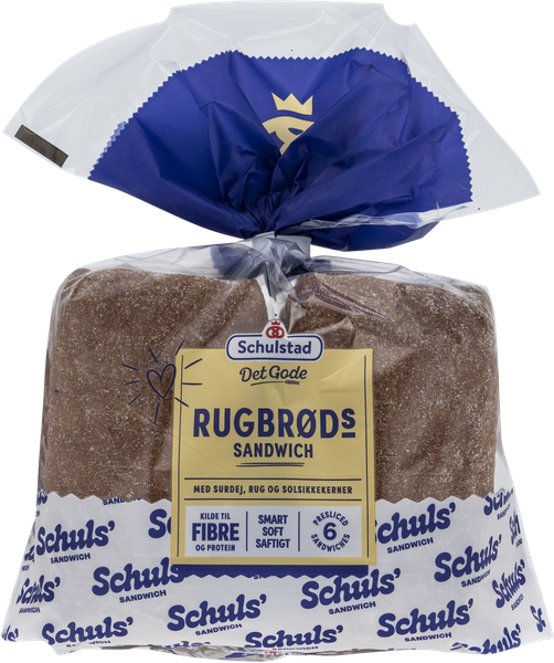 RUGBRØDS SANDWICH 480 G 6 STK (12)