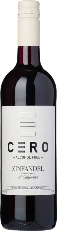CERO ZINFANDEL RØD USA 75 CL 0,0% – produktbillede