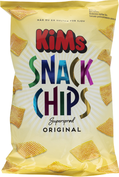 KIMS SNACK CHIPS KRYDDERI 145 G