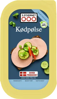 3 STJERNET KØDPØLSE 125 G – produktbillede