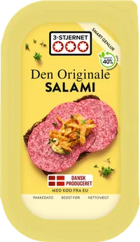 SALAMI, SKIVER 3-STJERNET 125 G – produktbillede