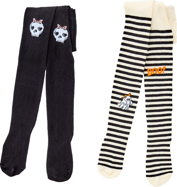 FR GIRL TIGHTS HALLOW86/92-134/140 2-PAK – produktbillede