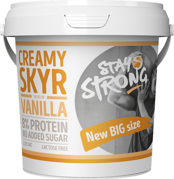 STAY STRONG SKYR VANILJE