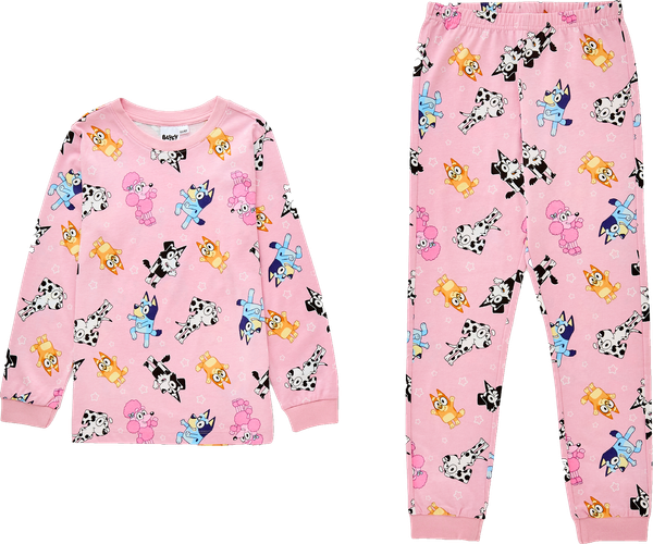 BLUEY PIGE PYJAMAS PINK 86/92-122/128