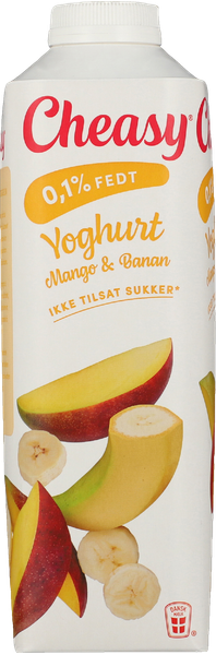 CHEASY YOGHURT MANGO/BANAN 0,1% 1 KG