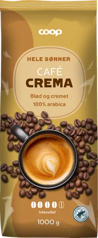 COOP CREMA HELE BØNNER – produktbillede