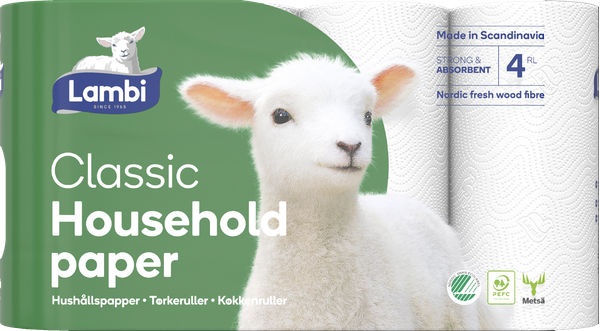 LAMBI CLASSIC KØKKENRULLE