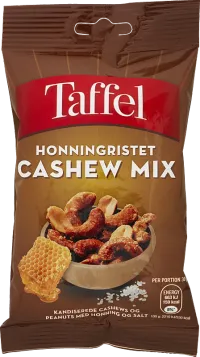TAFFEL HONNINGRISTEDE CASHEW 110 G – produktbillede