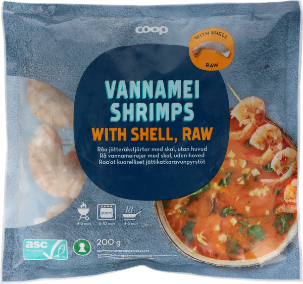 COOP VANNAMEI REJER RÅ