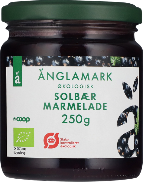 ØKO ÄNGLAMARK SOLBÆRMARMELADE