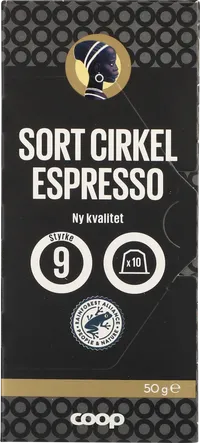 CIRKEL ESPRESSO KAPSLER – produktbillede