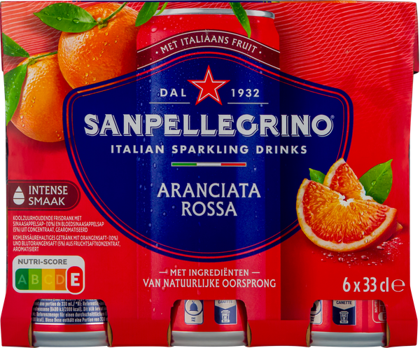 SANPELLEGRINO ARANCIATA ROSSA 33 CL 6PAK