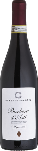 BARBERA D'ASTI SUPER ITALIEN 75 CL 14,5% – produktbillede