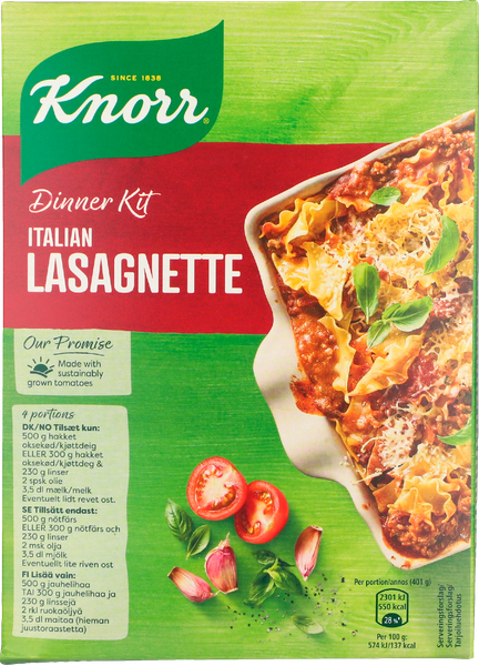 KNORR LASAGNETTE 266 G