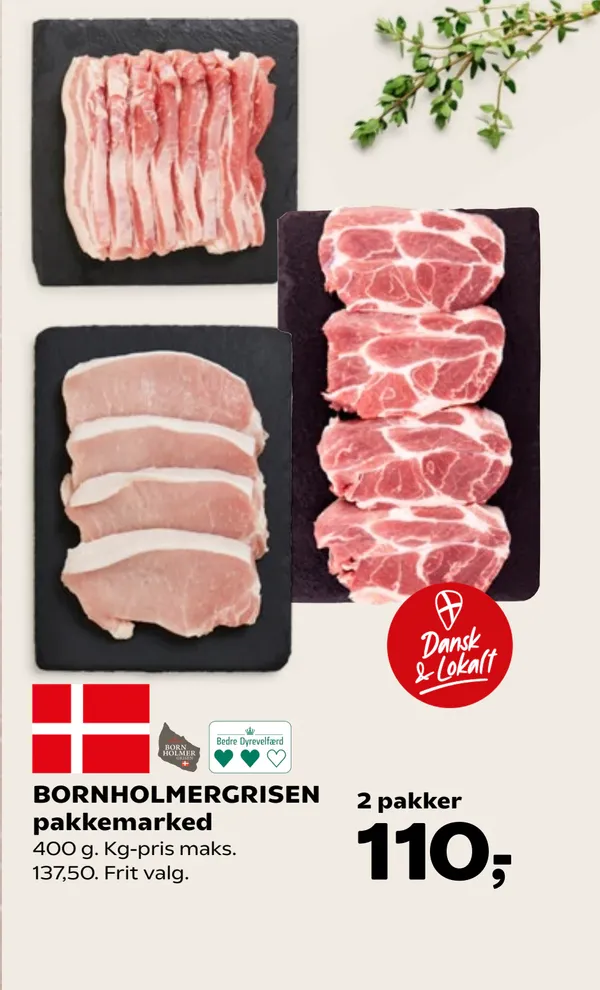 BORNHOLMERGRISEN pakkemarked