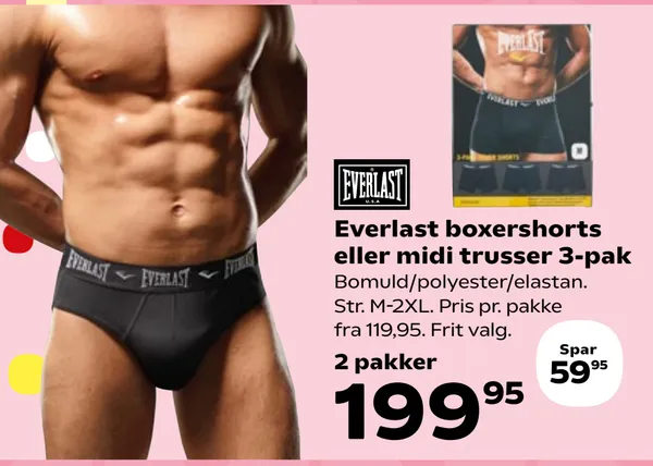 EVERLAST MIDI BRIEFS MEN M-XXL 3-PAK