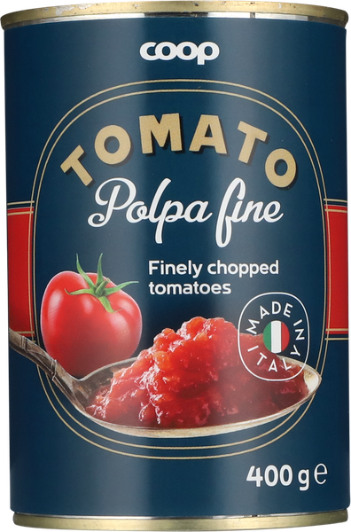 COOP FINTHAKKEDE TOMATER 400 G – produktbillede