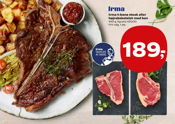 IRMA T-BONE STEAK