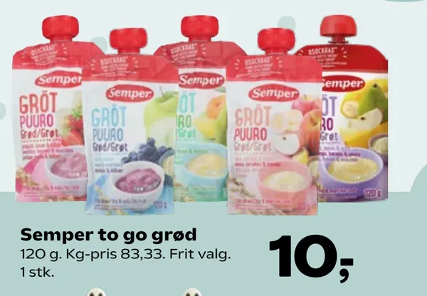 Semper J.Bærgrød Pouch